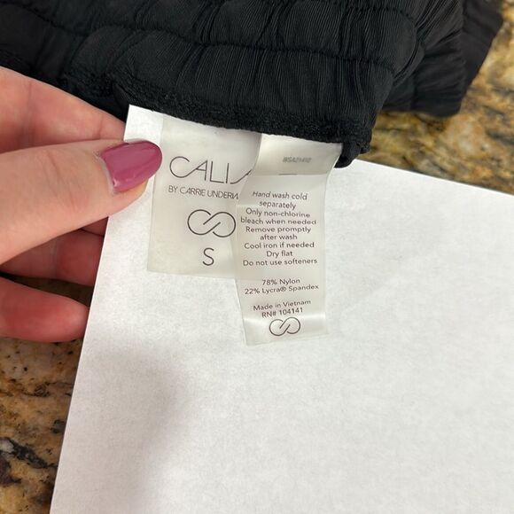 Calia By Carrie Underwood Swim Collection Mid Rise Shorts In Black Size S - Picture 4 of 7